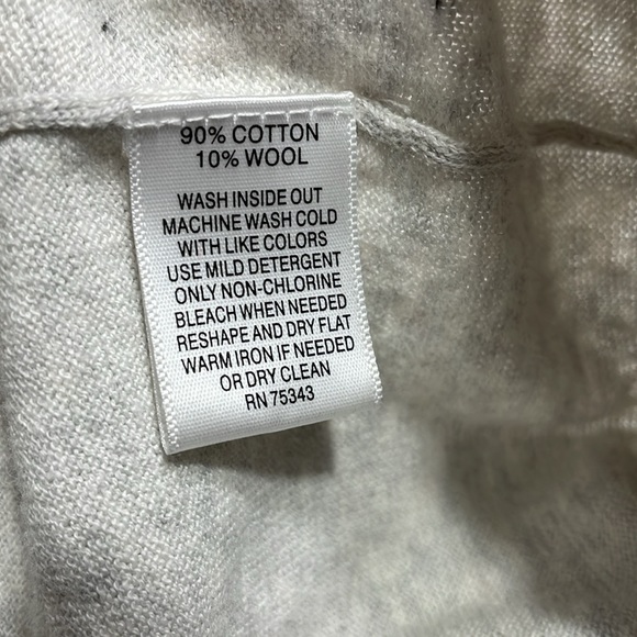 Bowen & Wright V Neck Wool Blend Sweater Men's Size XL - Picture 6 of 10